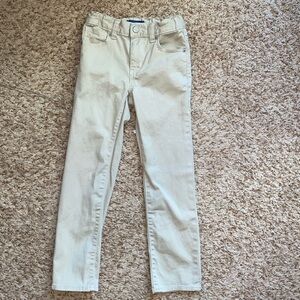 Size 7 boys regular khaki pants. Old Navy Karate fit.